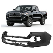 Black Front Bumper Cover Fascia For Toyota Tacoma 2016-2023 W Wheel Flare Slots