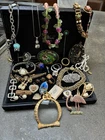 VTG Estate Costume Jewelry Mix Art Deco Victorian Brass/gf/mixed Metal/ Sterling