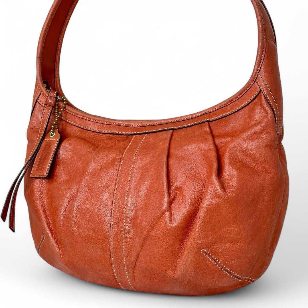 COACH Hobo Leather One Shoulder Bag in Stylish PC9AAN Design