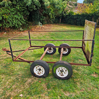 Car Trailer Carcass. For Spares Or Repairs. Suit Refurb. Inc New Hitch