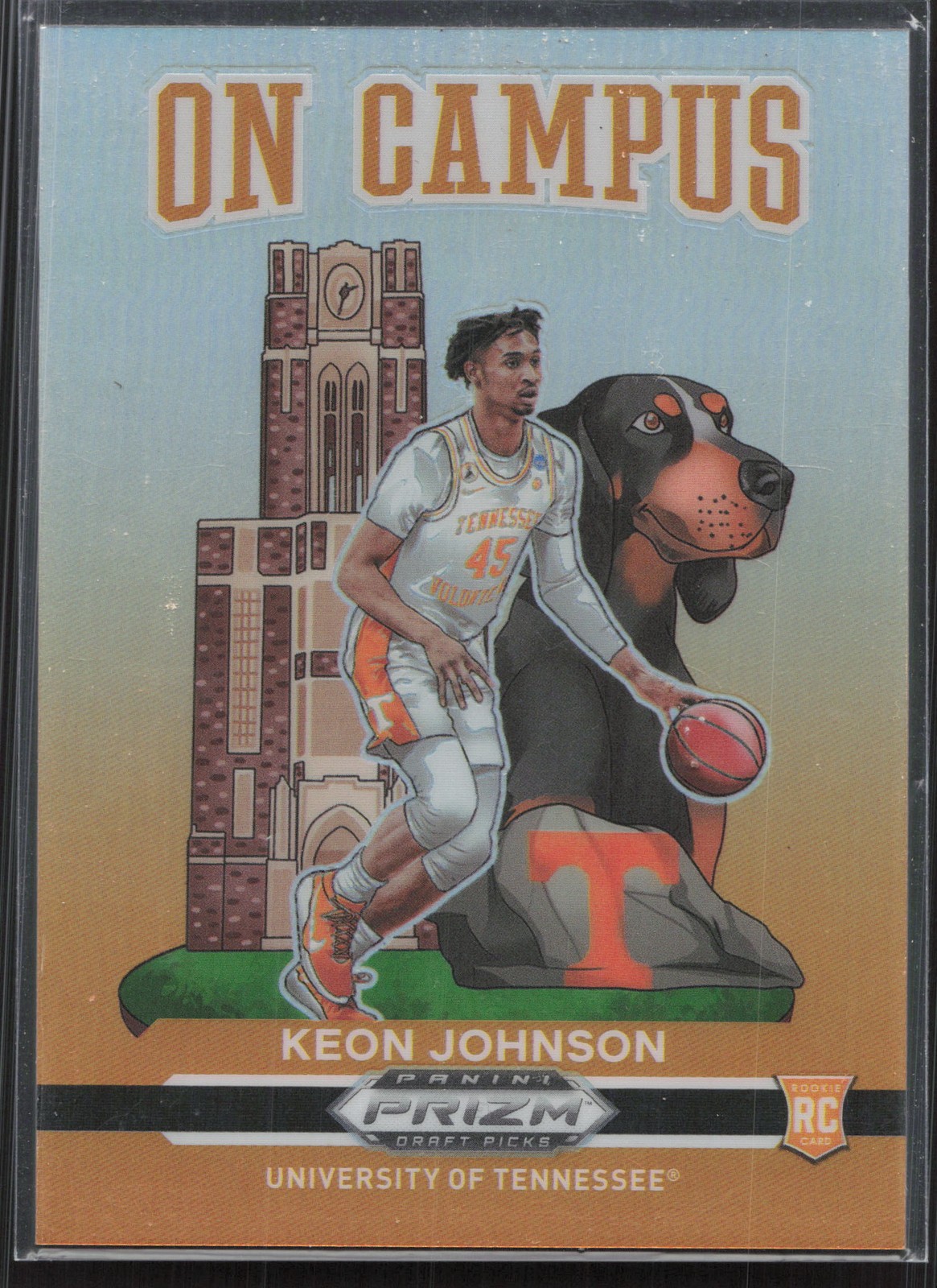 2021 Panini Prizm Draft Picks #4 Keon Johnson On Campus