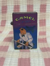 Camel Lights Collectible Lighter Tuxedo Camel Purple Blue Italy Piano Design