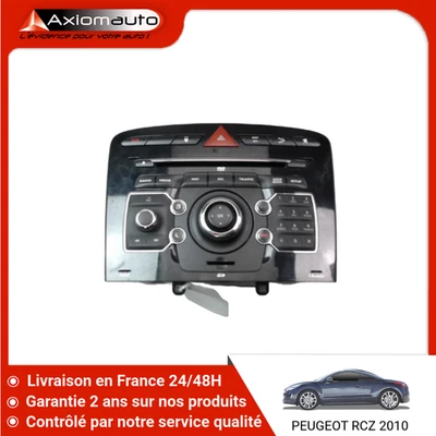 🇫🇷 AUTORADIO PEUGEOT RCZ COUPE 2P Phase 1 2010-2012 ➤16099875XN ♻️ - Photo 1/2