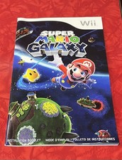 NINTENDO Wii SUPER MARIO GALAXY INSTRUCTION BOOKLET manual ONLY