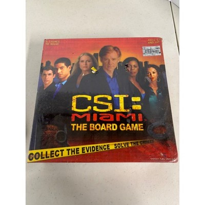 CSI Miami The Board Game Specialty Board Games SBG 2005 New Factory Sealed 3110