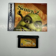 Shrek 2 - Nintendo Game Boy Advance, 2004 - Game Cartridge & Instruction Booklet