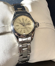 TUDOR OYSTER PRINCESS 219637-7953 ROTOR LADIES WRIST WATCH ECRU DIAL