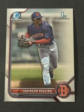 2022 Bowman Chrome #BCP-175 Eddinson Paulino Prospects Boston Red Sox
