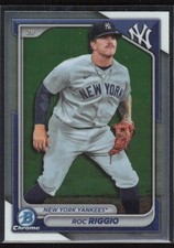 2024 Bowman #BCP-70 Roc Riggio Chrome Prospects New York Yankees