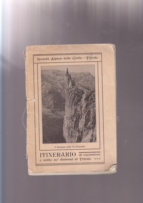 WANDER- UND AUFSTIEGSROUTE IN DER UMGEBUNG VON TRIEST caprin 1913