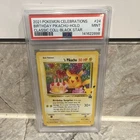 Pokemon TCG Birthday Pikachu #24 Celebrations Classic Collection Holo PSA 9