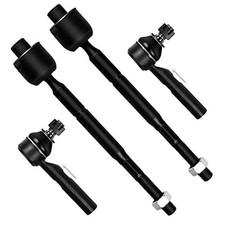 4pcs Front Suspension Kit Inner Tie Rod End Outer Tie Rod End Fit 2003-2009