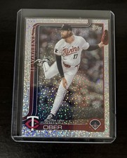 2025 Topps Series 1 Celebration - Bailey Ober #12 Confetti - Minnesota Twins