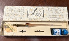 Bortoletti Quill With Ink  Paper Made In Italy Lightly Used