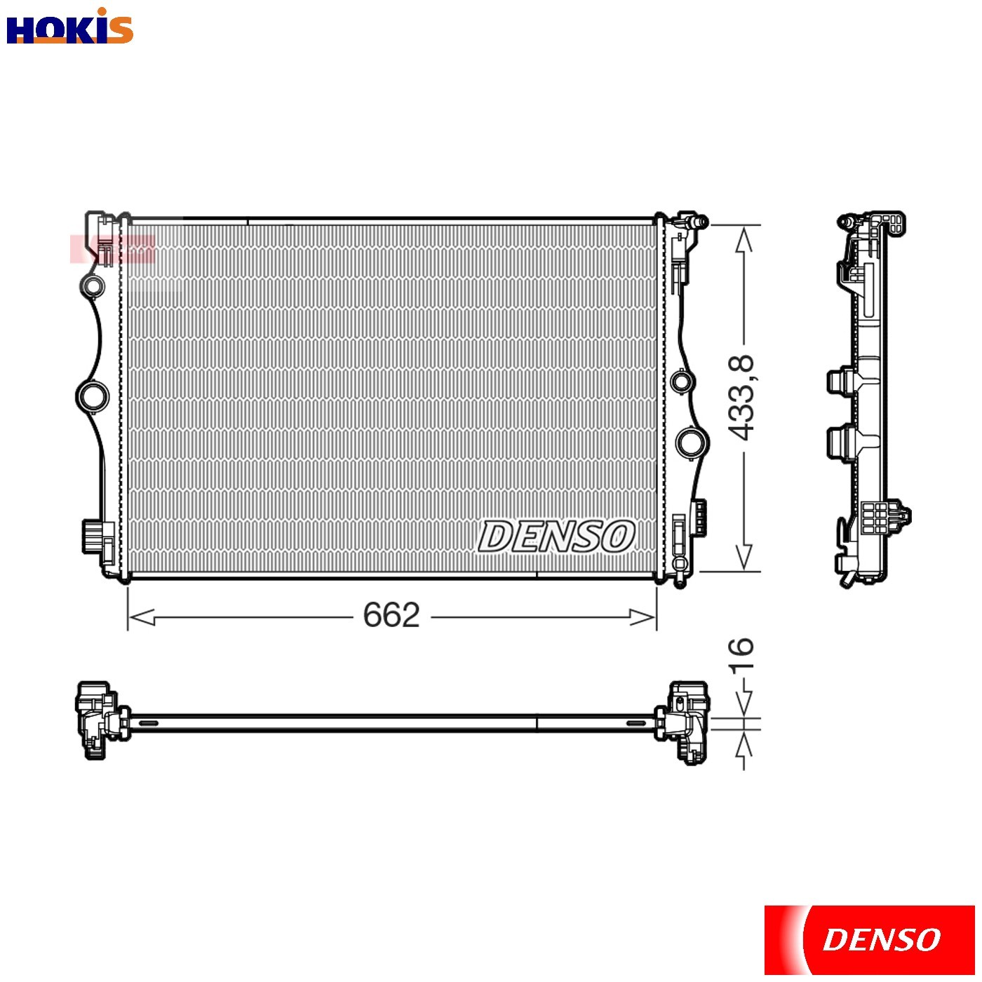 Radiator DRM17098 Denso 2475000203 247500020368 A2475000203 Quality Guaranteed - Image 47
