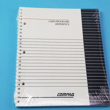 Compaq User programs reference Manual Still sealed