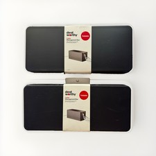 Deal Worthy - Cable Management Box - Black - 13.5" x 5.5" x 5.5" LOT of 2