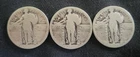 Standing Liberty Quarter Trio