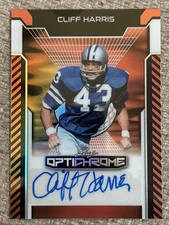 2025 Leaf Optichrome Cliff Harris Auto Purple Cracked Ice /4 #BA-CH1