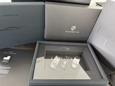 LA TACHE & RICHBOURG 3点セット Porsche 919 Hybrid Display Art Model Car 24h Le Mans Hat trick