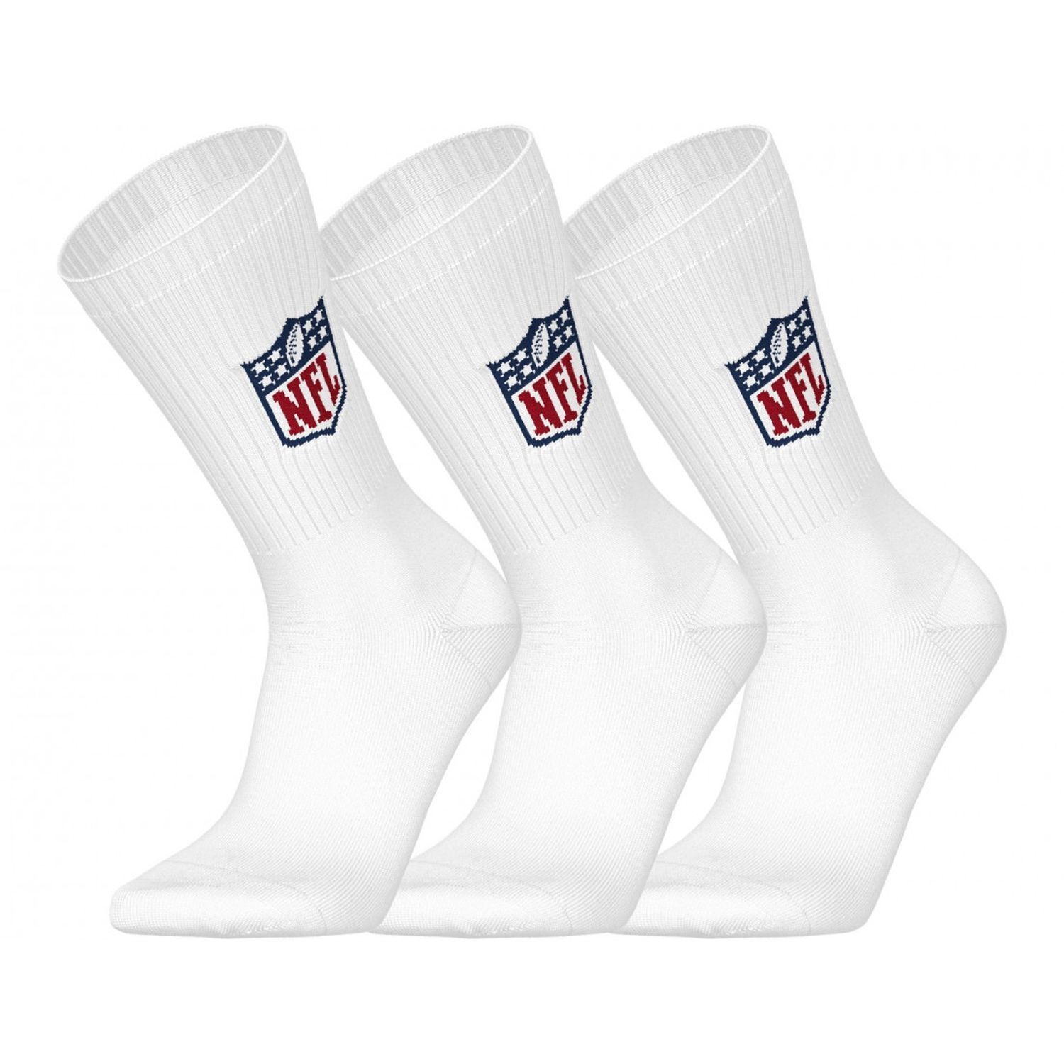 Комплект из 3-х носков с логотипом NFL Unisex Crew Socken - SHIELD