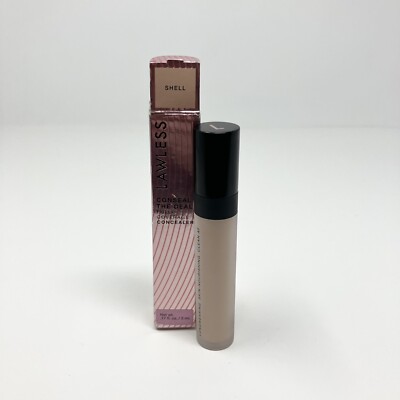 LAWLESS Conseal the Deal Full-Coverage Concealer SHELL 0.17oz/5ml. New in Box
