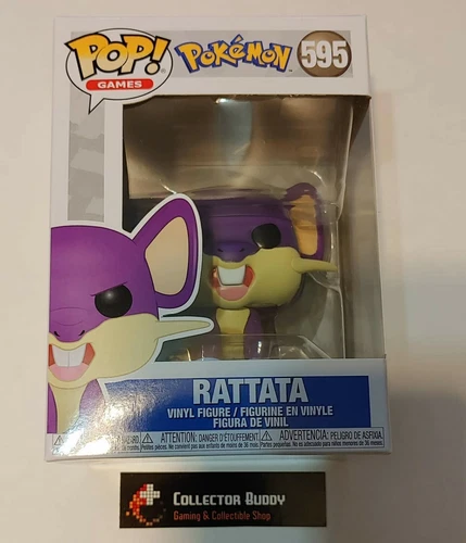 Funko Pop! Games 595 Pokemon Rattata Pop Vinyl Figure FU48398