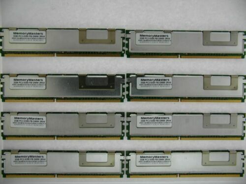 128GB (16x8GB) PC2-5300F DDR2 Fully Buffered Server Memory RAM for