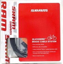 SRAM SlickWire Brake Cable System, MTB Brake Teflon Cable Housing Kit, Black