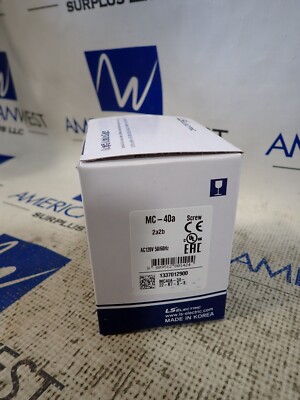 NEW LS Electric MC-40A 3 Phase Contactor 40 amp 480v with 120v Coil 1337012900