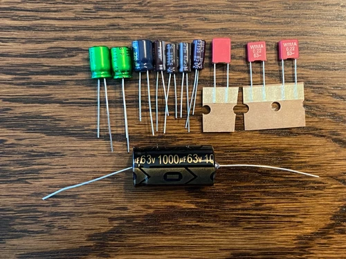 Technics SL-DD33 SL-DD22 Speed Repair Kit Capacitors Turntable Recap Set
