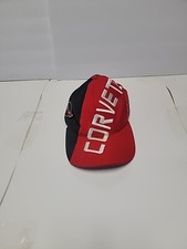 Vintage Embroidered CORVETTE Red  Black Snapback Hat / 0125-wys
