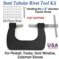 1/8" Semi Tubular Rivet Tool For Semitubular Rivets Fixt Dies Window Restoration
