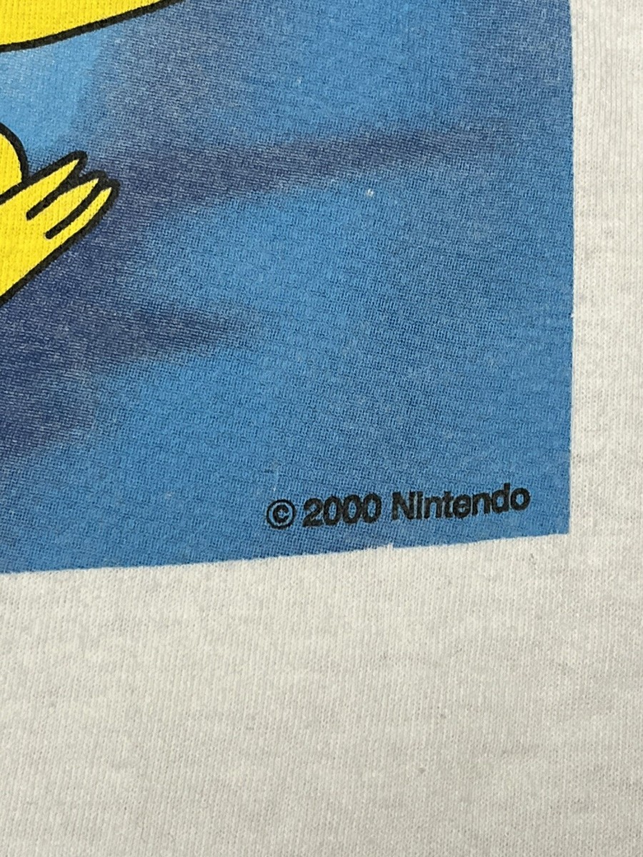 Vintage 2000 Nintendo Pokémon Pikachu T shirt Size Large