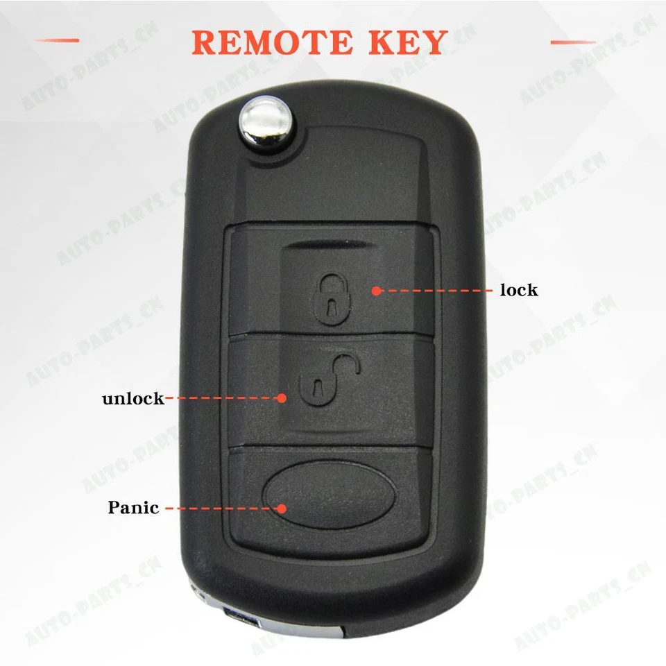 Remote Key Fob For Land Rover LR3 Range Rover Sport 2006 2007 2008 2009 2010 - Image 2 of 4
