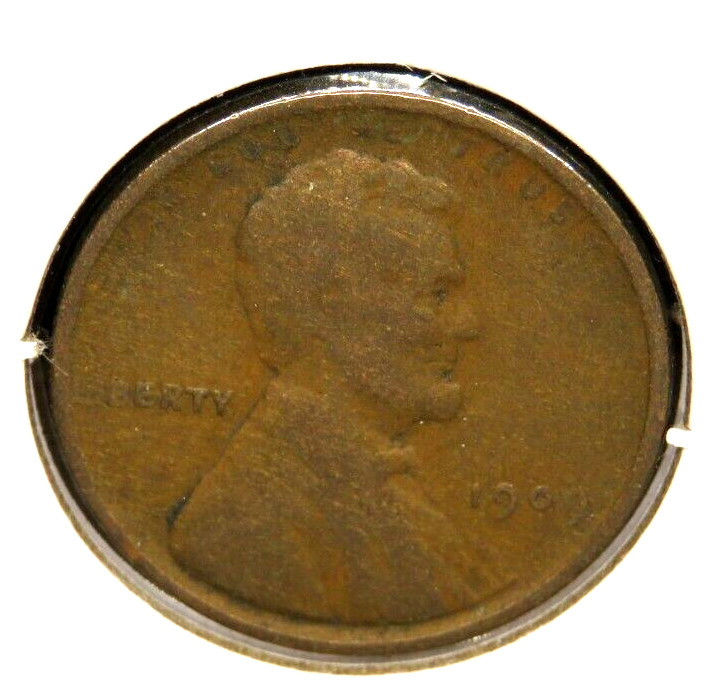 One(1) 1909 Lincoln Head Wheat Penny Variety 1 Bronze  2
