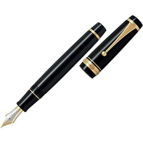 PLUMA ESTILOGRÁFICA PILOTO LACA PERSONALIZADA URUSHI FKV-88SR Negra Roja REGALO DE LUJO NUEVO Foto 4 de 4