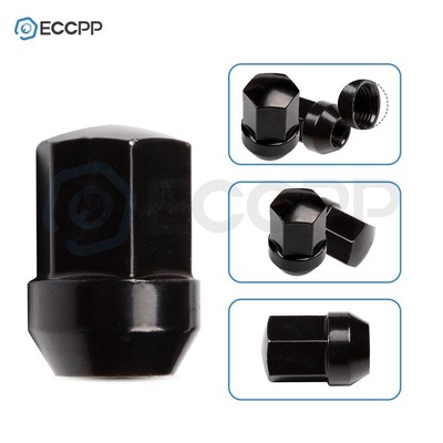 20 Pcs Thread 14x1.5mm Black Wheel Lug nuts Fits Jeep Grand Cherokee Ram 1500