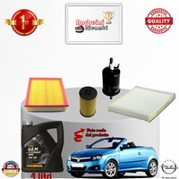 Inspektionskit Filter + ÖL Xopel Tigra 1.4I 16V 66KW 90CV Von 2006->