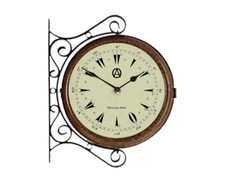 Outdoor Railway Double Sided Ottoman Station Clock.