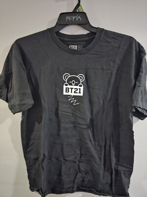 Anti Social Social Club x BT21 Club Koya Black T-Shirt L, Size Large