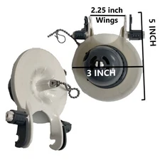 3 Inch Universal Adjustable Flapper Valve Replacement by NuFlush