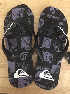 mens purple flip flops