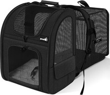 Cat Carrier Backpacks, Expandable Cat Backpack with Breathable Mesh, Pet Carr...