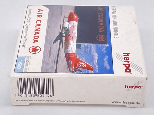 Herpa 502146 Air Canada Airbus A320 Symphony of Voices 1:500 Diecast Model NOB - Picture 6 of 10