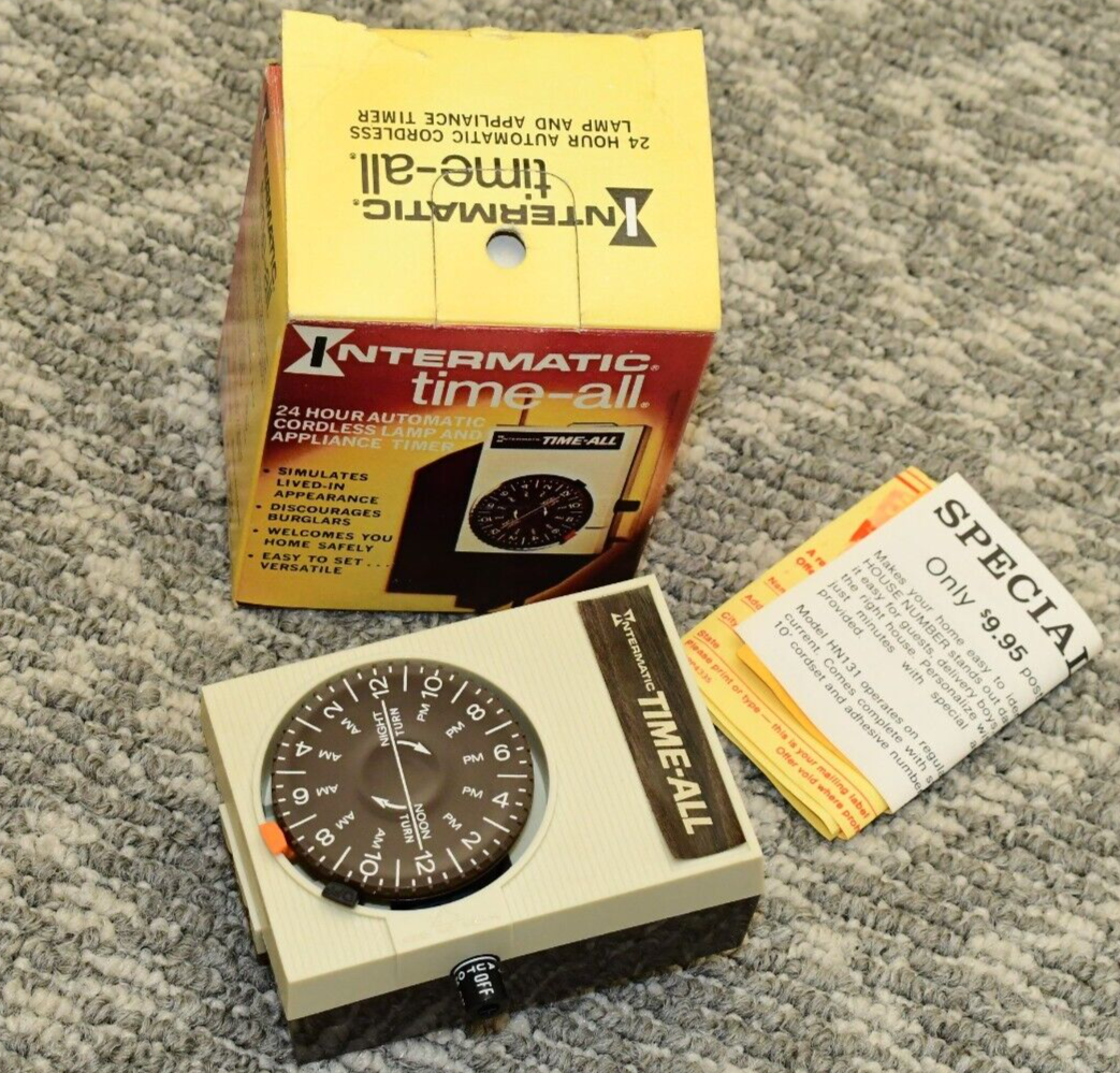 Vintage Intermatic Time-All 24 Hour Automatic Lamp & Appliance