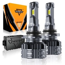 AUXBEAM 9006 LED Headlight Bulb Conversion Kit Low Beam White Super Bright 6500K