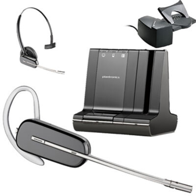 Plantronics Savi W740 3-in-1 Wireless Headset System with HL10 Lifter (B)