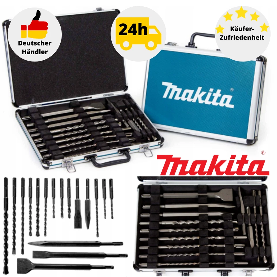 Makita D-42444 Bohrer-Meißelset SDS+ 17-teilig, Meißel- & Bohrer-Satz - Bild 2 von 4