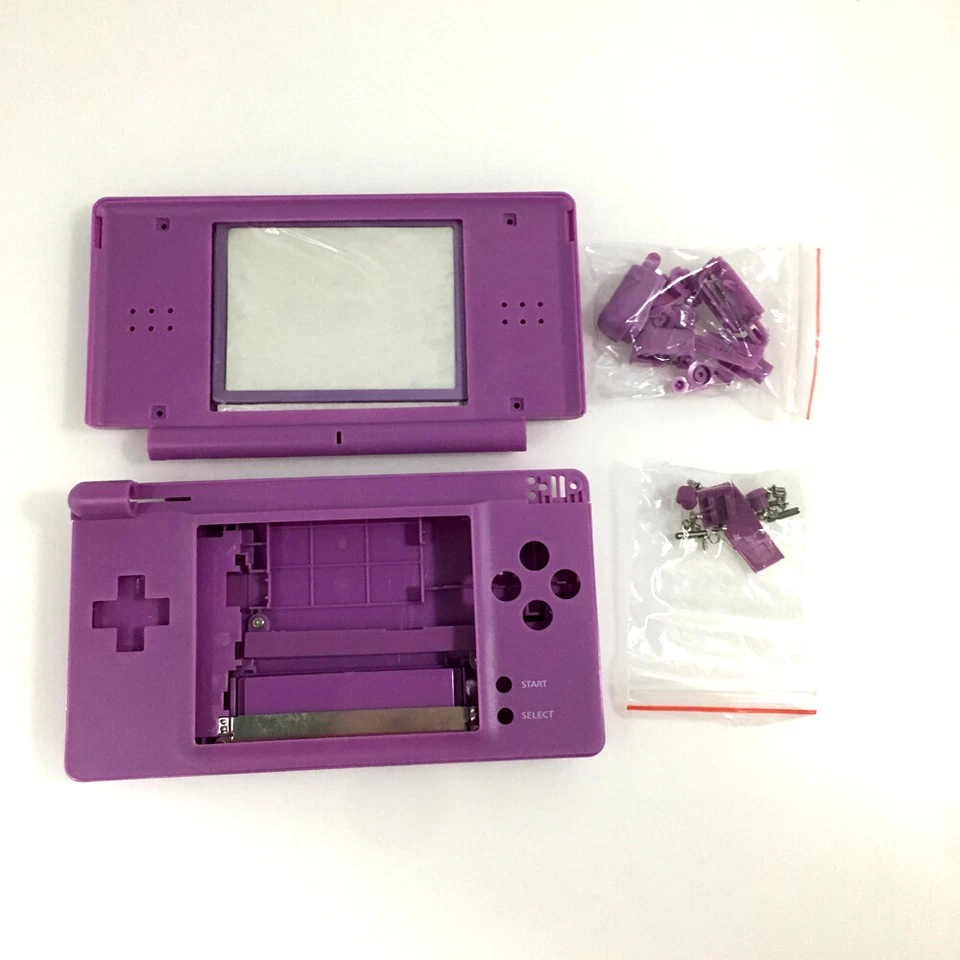 Light purple Housing Shell Case Cover Buttons Kits for Nintendo DS Lite NDSL - Image 2 of 4